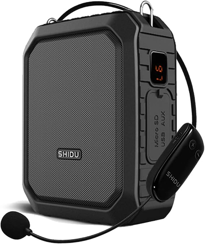 Wireless Voice Amplifier with Ultra- Portable Microphone Headset