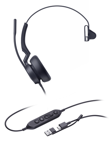 Yealink UH46 Mono Teams USB-C/A Headset