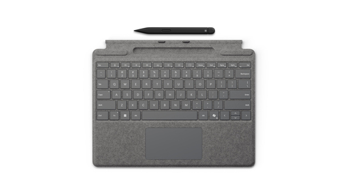 Microsoft Surface Pro Keyboard with Slim Pen for Business AZERTY French Microsoft Cover port Platinum
