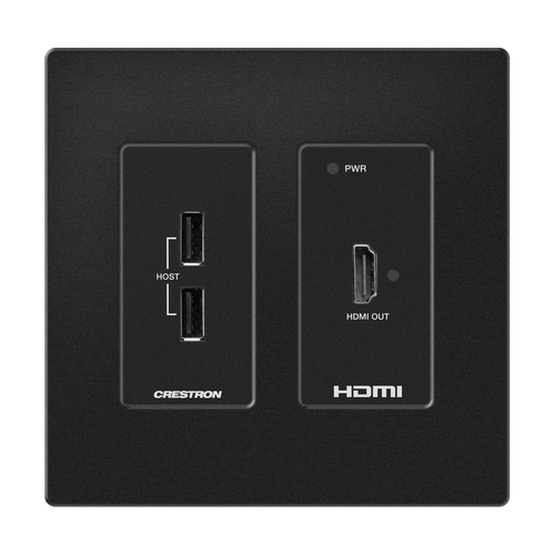 Crestron HD-RXU-4KZ-101-2G-B AV extender AV receiver Black