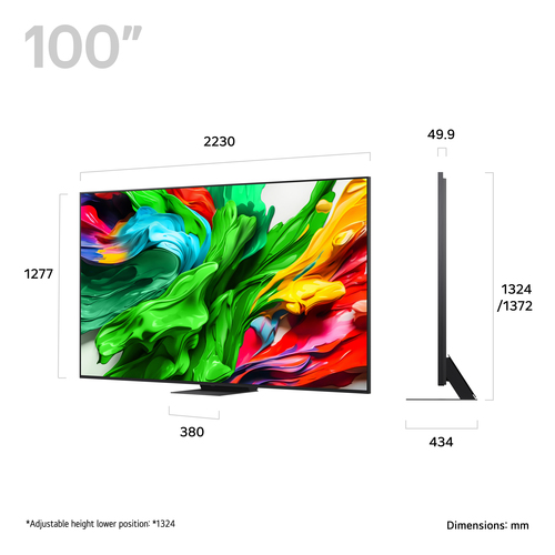 LG 100QNED86A6.AEK TV 2.54 m (100") 4K Ultra HD Smart TV Wi-Fi Metallic