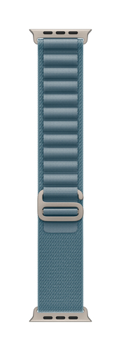Apple MFTK4ZM/A smart wearable accessory Band Blue Titanium, Polyester, Spandex