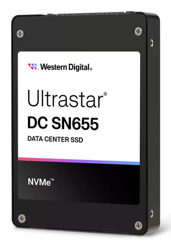 Western Digital Ultrastar DC SN655 15 TB U.3 PCI Express 4.0 NVMe 3D TLC NAND