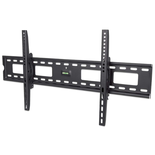 Manhattan Wall Mount for TV & Monitors (Tiltable), For screens 37" to 75", VESA compatibility: all between 200x200mm to 800x400mm - check the dimensions of the four mounting holes on back of screen to ensure it fits, Max 75kg, Black, Bracket
