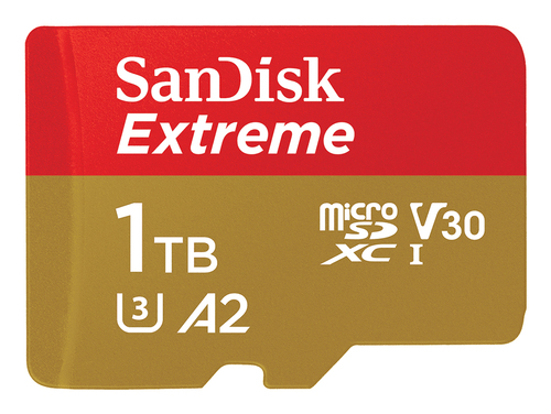SanDisk Extreme 1 TB MicroSDXC UHS-I Class 3
