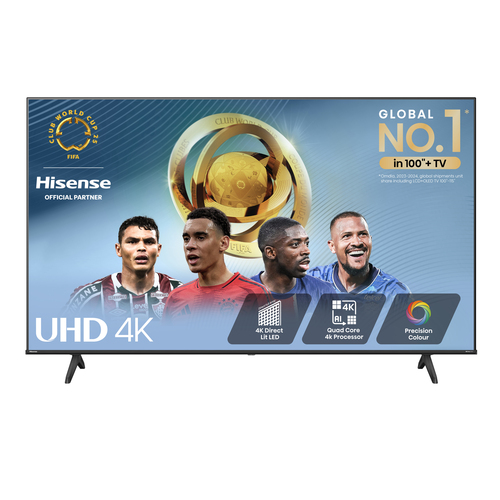 Hisense 43A6NTUK TV 109.2 cm (43") 4K Ultra HD Smart TV Wi-Fi Black 200 cd/m²