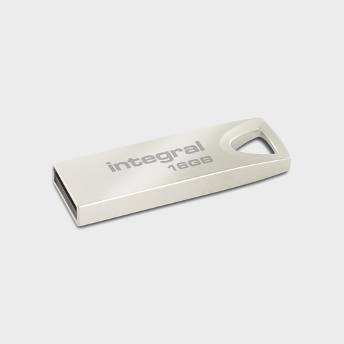 Integral 16GB USB2.0 DRIVE ARC METAL