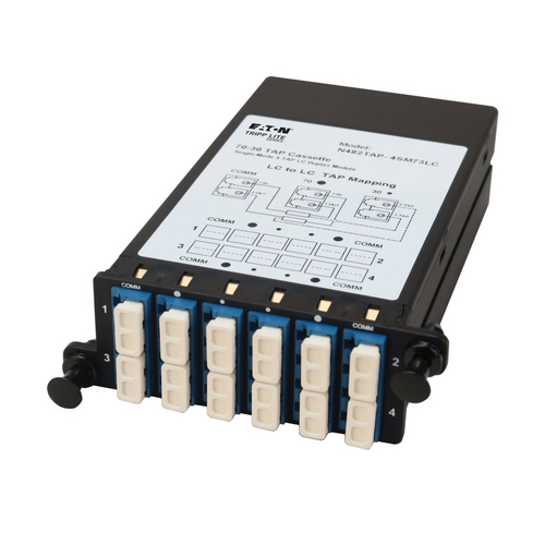Tripp Lite N482TAP-4SM73LC Fiber TAP Cassette - Singlemode, 4x Duplex LC, 70/30 Split
