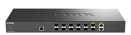 D-Link 10-port 10G SFP+ and 2-port 10GBASE-T/SFP+ Multi-Gigabit Smart Managed Switch