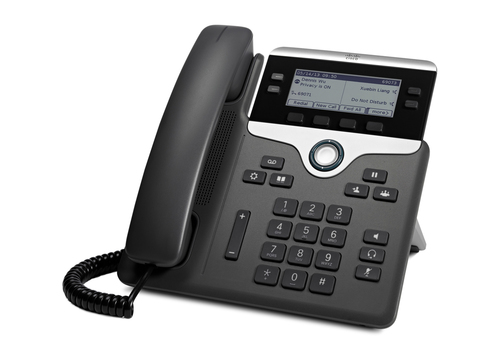 Cisco IP Business Phone 7841, 3.5-inch Greyscale Display, Class 1 PoE, Supports 4 Lines, 1-Year Limited Hardware Warranty (CP-7841-K9=)