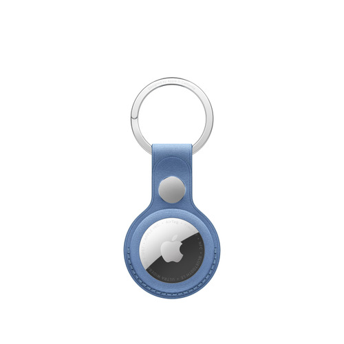 Apple AirTag FineWoven Key Ring – Wildflower Blue