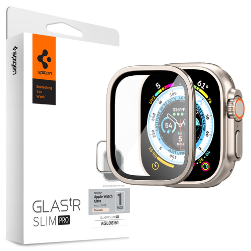 Spigen Apple Watch Ultra (49mm) Screen Protector Glas.tR Slim Pro