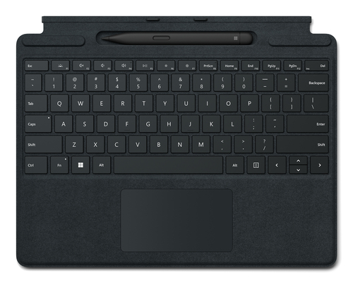 Microsoft 8X8-00150 mobile device keyboard Microsoft Cover port Black