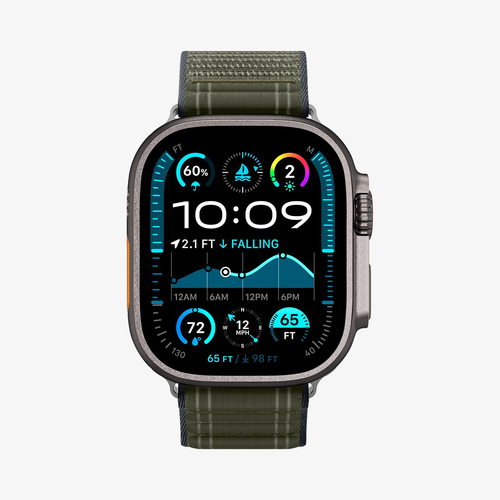 Spigen WBF0 Apple Watch (44/45mm) / Watch 10/11 (46mm) / Ultra (49mm) Band Green