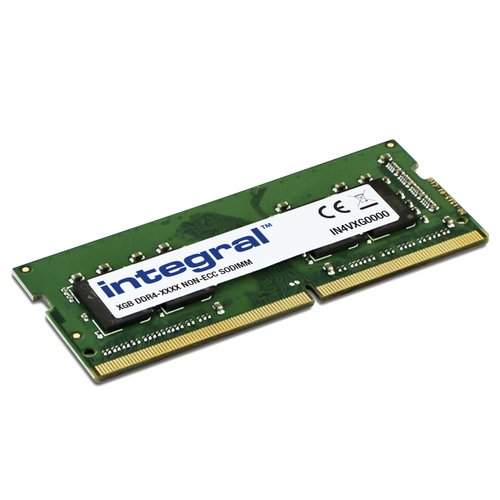 Integral 8GB LAPTOP RAM MODULE DDR4 3200MHZ PC4-25600 UNBUFFERED NON-ECC SODIMM 1.2V 1GX8 CL22