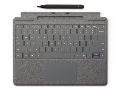 Microsoft Surface Pro Keyboard + Slim Pen QWERTY Nordic Microsoft Cover port Platinum