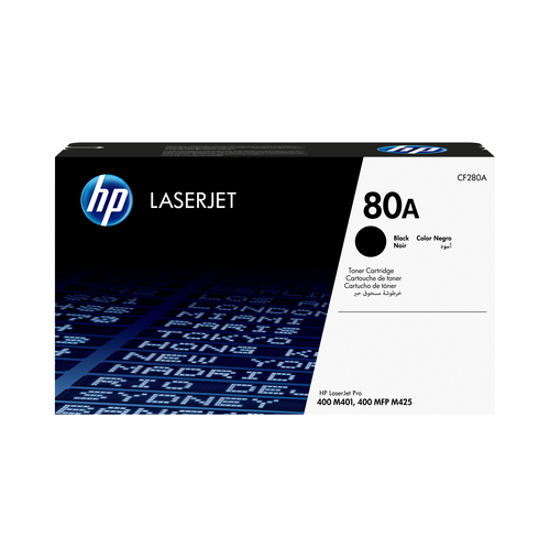 HP 80A Black Original LaserJet Toner Cartridge
