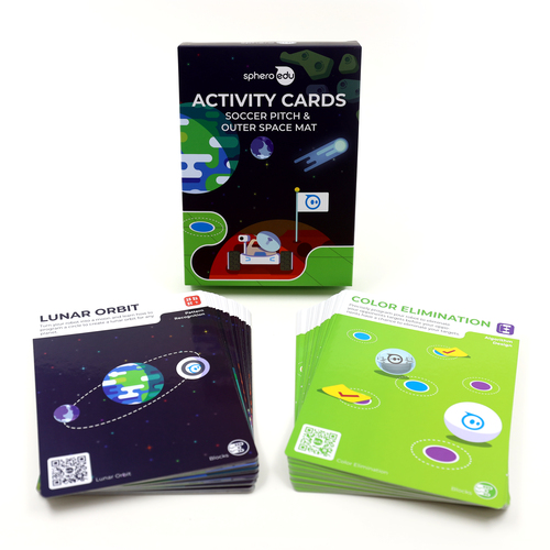Sphero Activity Cards for use with Space/Soccer Mat