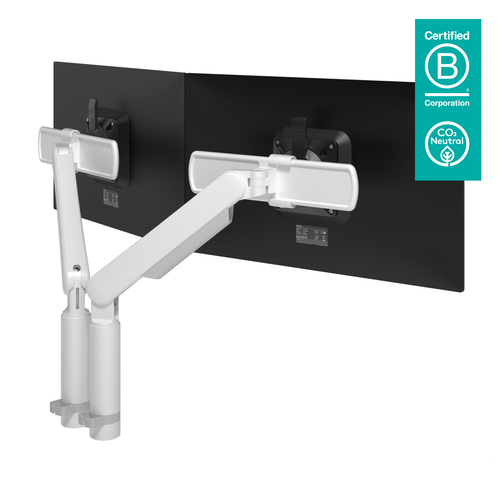 Dataflex 65.210 monitor mount / stand 131.6 cm (51.8") Desk White