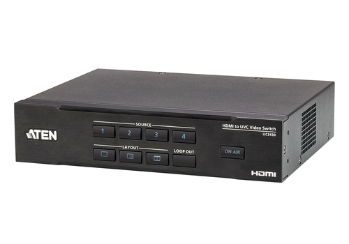 ATEN CAMLIVE PRO 4K 4-Input HDMI to USB Video Switcher