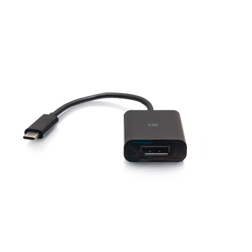C2G USB-C® to DisplayPortTM Adapter Converter - 4K 60Hz - Black