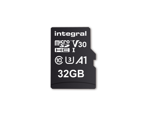 Integral 32GB MICRO SD CARD SDHC UHS-1 U3 CL10 V30 A1 UP TO R-100 MBS