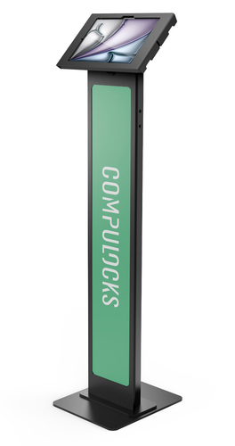Compulocks iPad Air M2 11" (2024), Apex Enclosure Brandable Floor Stand - Black