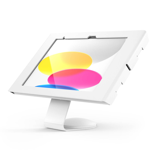 Compulocks iPad 10th-11th (A16) Gen, Apex Enclosure Core Counter Stand or Wall Mount - White