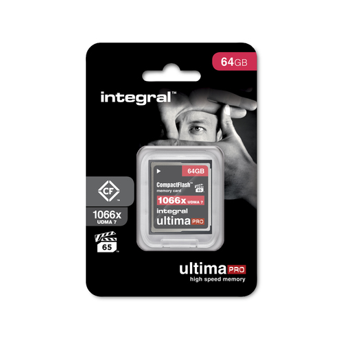 Integral 64GB COMPACT FLASH MEMORY CARD CF UDMA 7 VPG-65 UP TO R-155 W-130 1066X