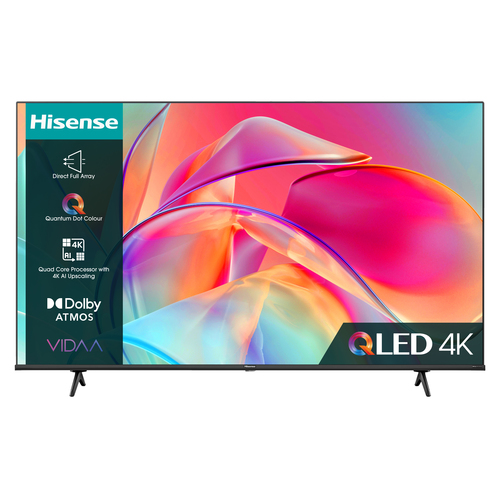 Hisense 43E7KQTUK TV 109.2 cm (43") 4K Ultra HD Smart TV Black 250 cd/m²