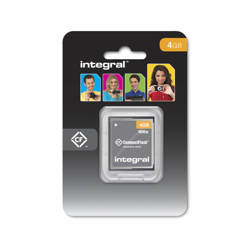Integral 4GB COMPACT FLASH MEMORY CARD CF 100X TRANSFER