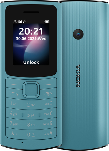 XMA Nokia 110 4G 4.57 cm (1.8") 84.4 g Blue