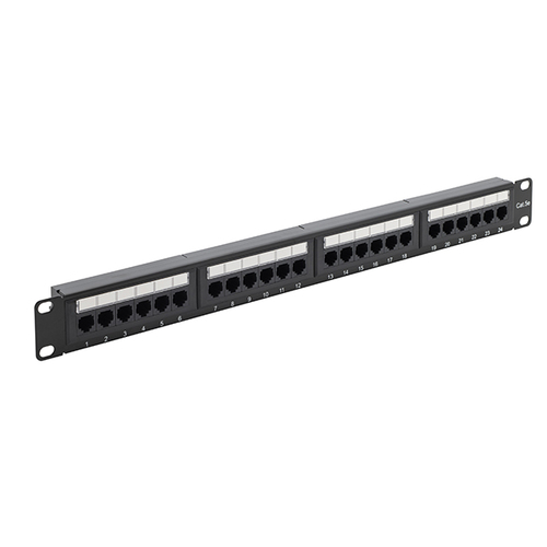 connektgear 24 Port Patch Panel (CAT5e) IDC Punch Down 19 inch