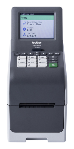 Brother TD-2320DSA300 label printer Direct thermal 300 x 300 DPI 152.4 mm/sec Wired Ethernet LAN