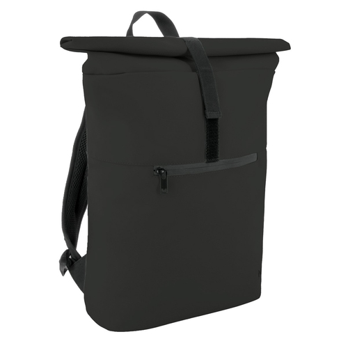 Mobilis 070009 backpack Roll top backpack Black