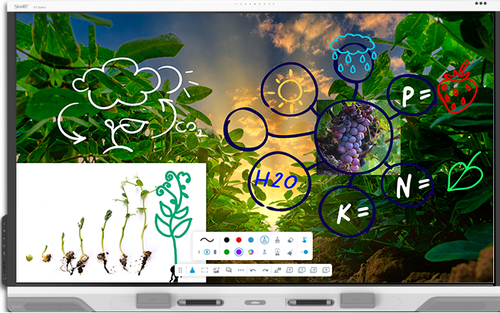 Smart RX286-5A interactive whiteboard 2.18 m (86") 3840 x 2160 pixels Touchscreen White USB / Bluetooth
