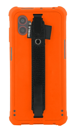 Mobilis 052066 mobile phone case 16.8 cm (6.6") Cover Black, Orange