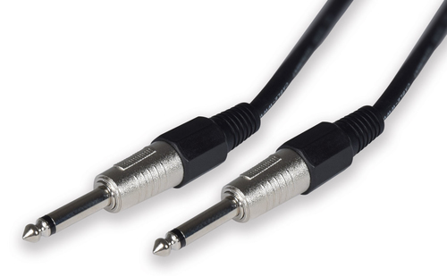 Qtx 190.140UK audio cable 1.5 m 6.35mm Black