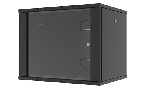 Lanview RWF09U45BL rack cabinet 9U Wall mounted rack Black