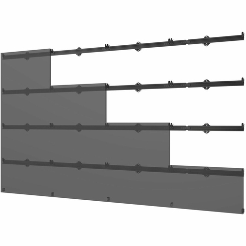 Peerless LEDUNVL-4X4 signage display mount 139.7 cm (55") Black