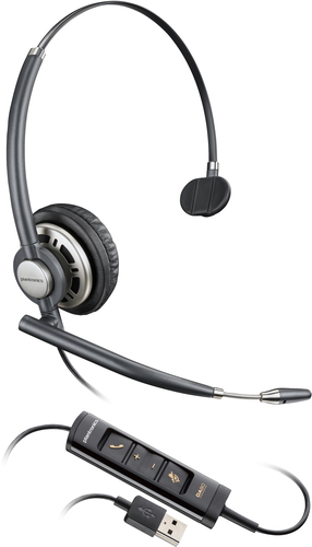 Poly EncorePro 715 USB-A Monoaural Headset TAA