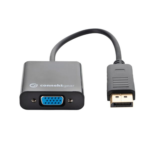 connektgear DisplayPort to VGA Active Adapter - Male to Female (DP Source)