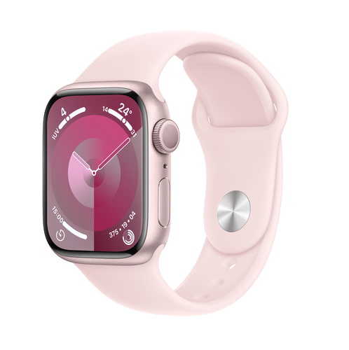 Apple Watch Series 9 (Demo) 41 mm Digital 352 x 430 pixels Touchscreen Pink Wi-Fi GPS (satellite)