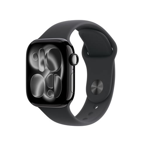 Apple Watch Series 11 GPS + Cellular (Demo) 42mm Jet Black Aluminium Case with Black Sport Band - M/L