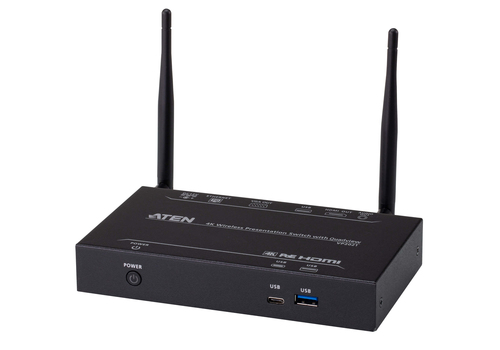 ATEN VP2021-AT-E wireless presentation system HDMI + VGA (D-Sub) Desktop