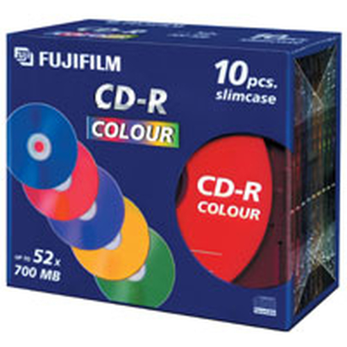 Fujifilm CD-R 700MB 52x, 10-Pk Slimcase