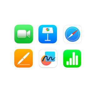 Powerful apps built in.