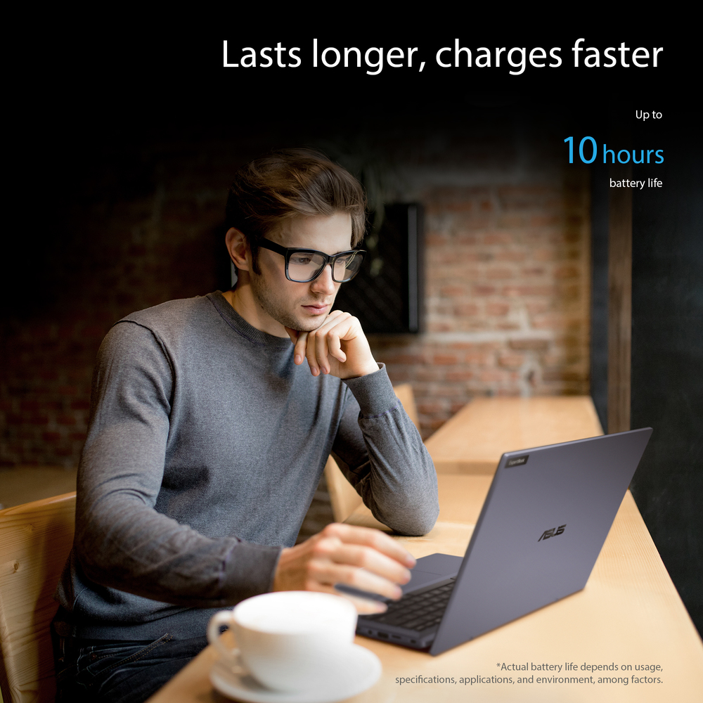 Lasts longer, charges faster