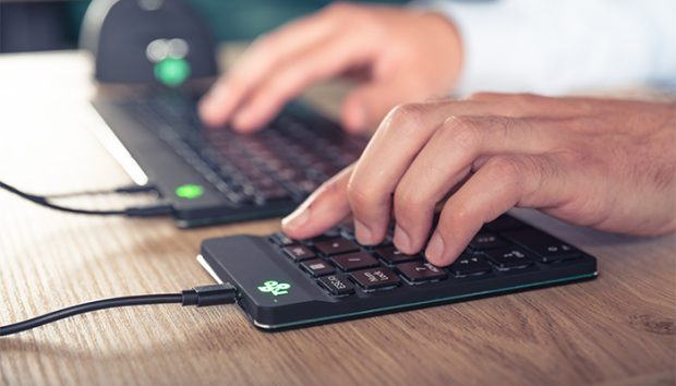 Ergonomic compact typing -  Compact model