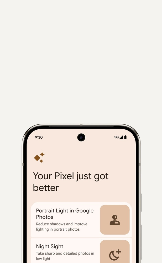 Pixel gets the latest AI features first.